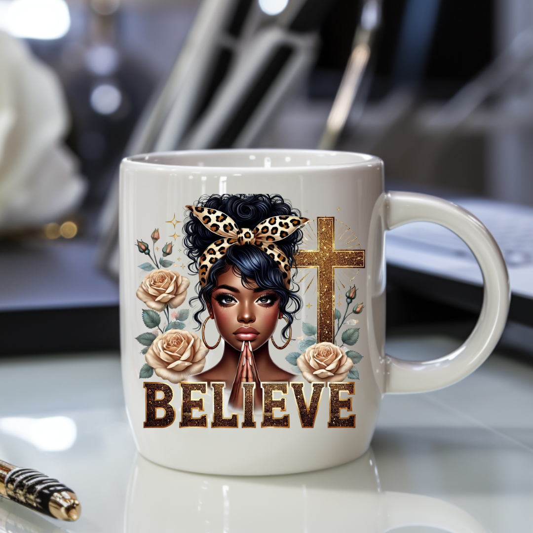 "Believe" Inspirational Coffee Mug