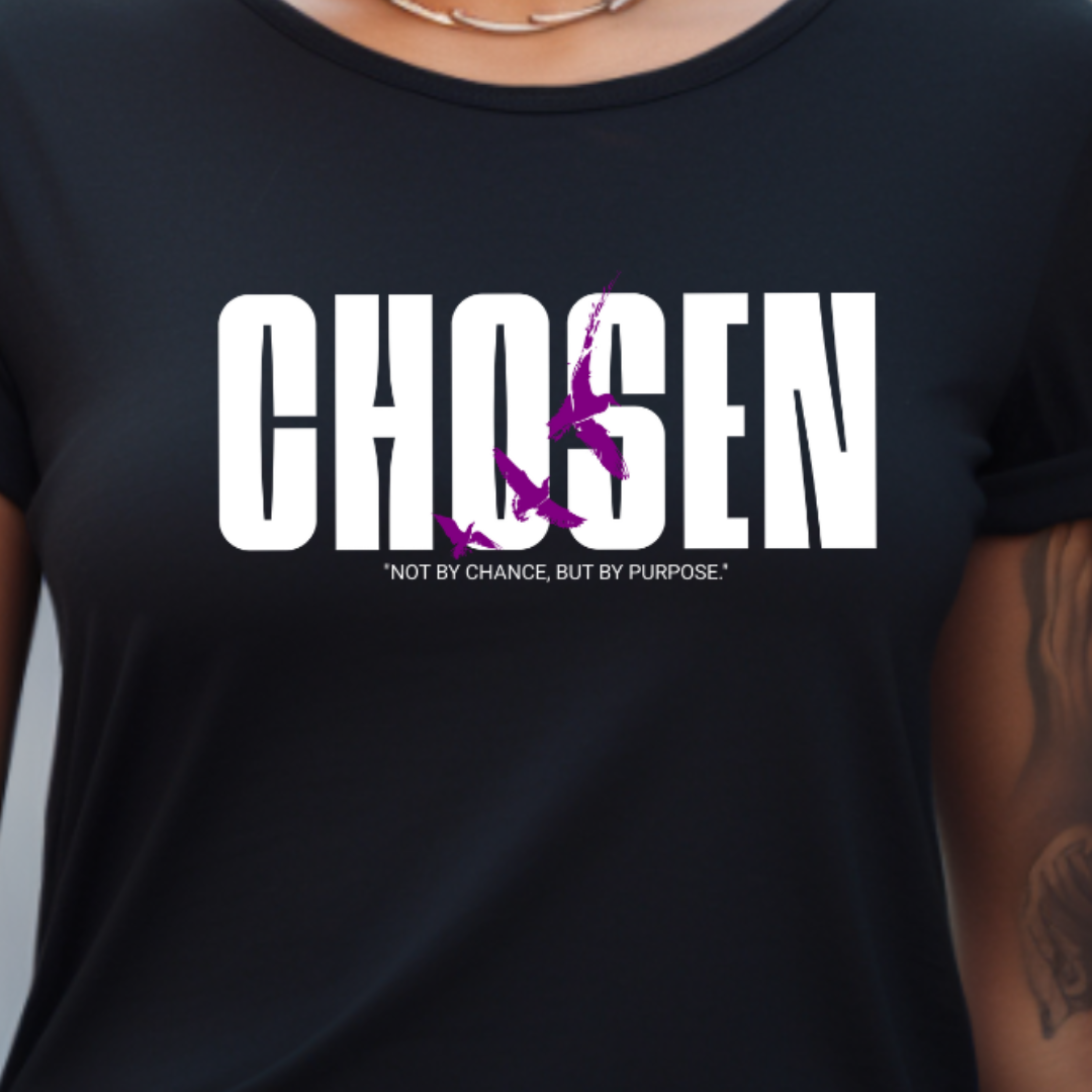 "Chosen" Faith-Inspired Short Sleeve T-Shirt