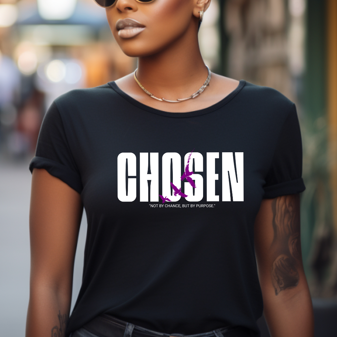 "Chosen" Faith-Inspired Short Sleeve T-Shirt