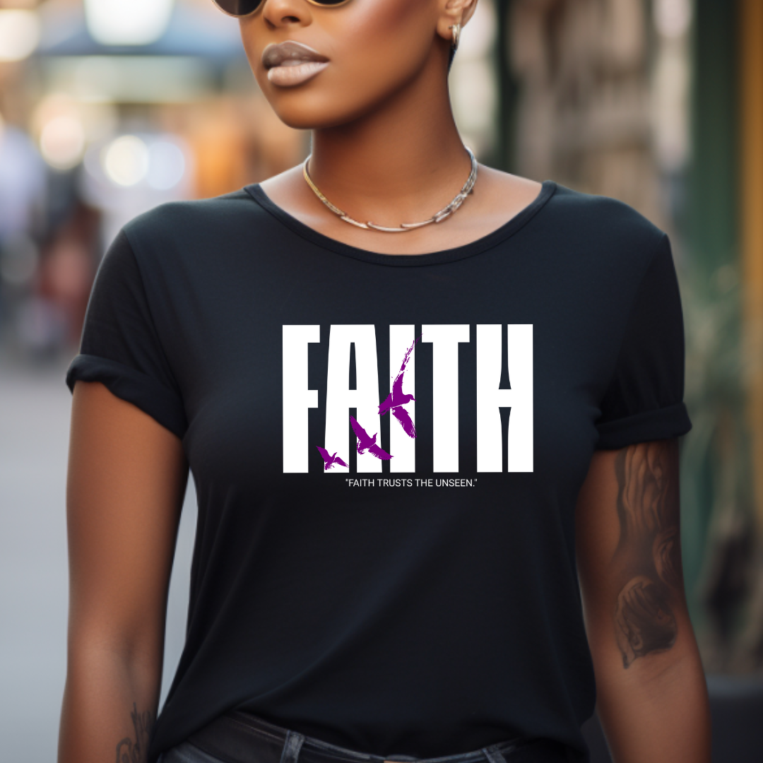 "Faith" Faith-Inspired Short Sleeve T-Shirt