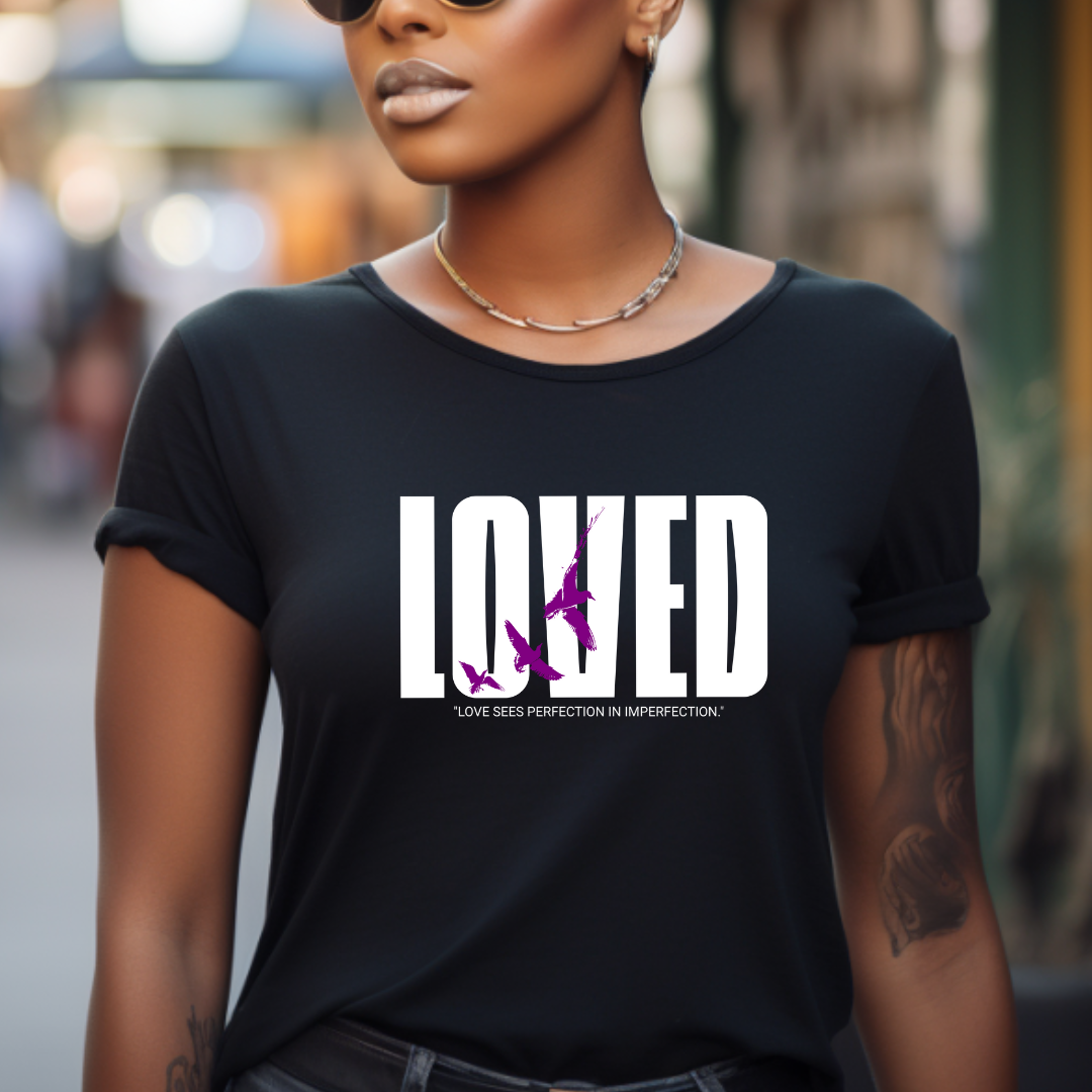 "Loved" Faith-Inspired Short Sleeve T-Shirt
