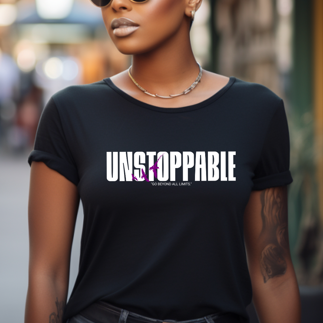 "Unstoppable" Faith-Inspired Short Sleeve T-Shirt