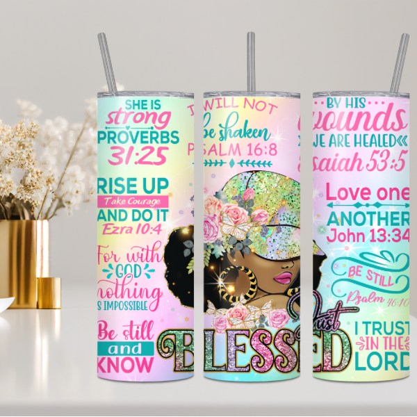 Blessed - 20oz Double Walled Steel Tumbler