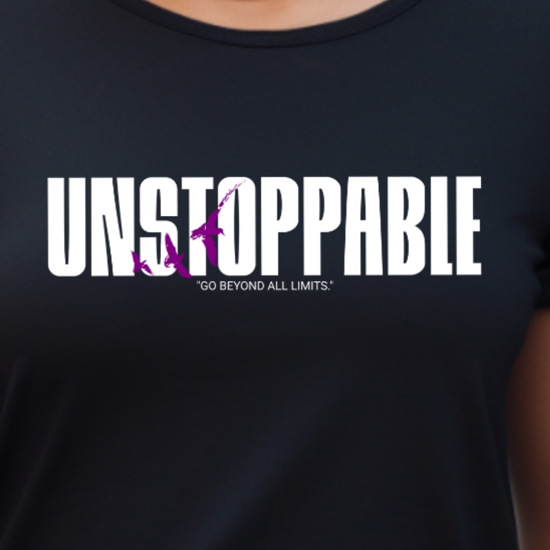 "Unstoppable" Faith-Inspired Short Sleeve T-Shirt