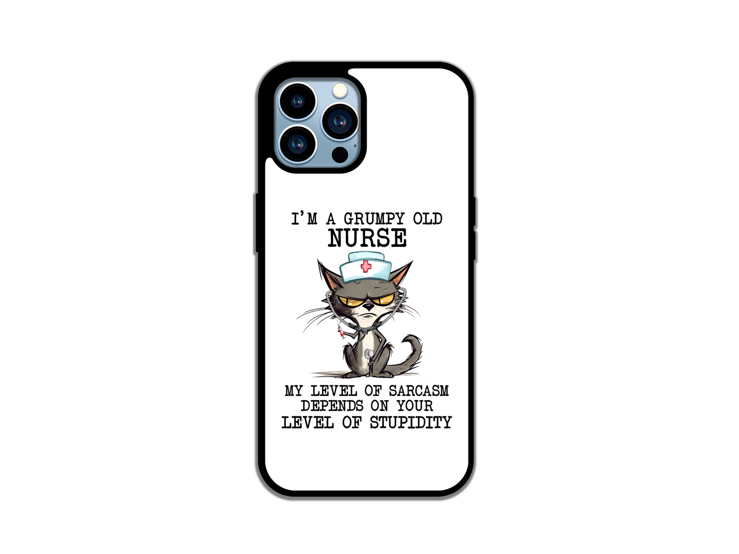 I'm A Grumpy Old Nurse: Stylish & Durable iPhone Case