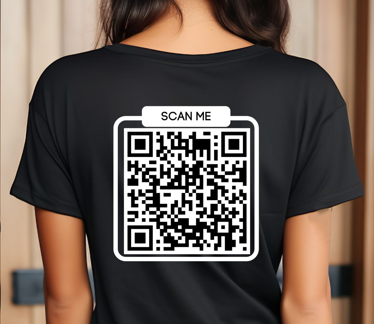 "Trust God. Period" Faith-Based QR Code T-Shirt