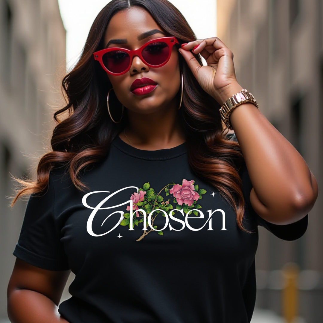 "Chosen" Faith-Inspired Short Sleeve T-Shirt