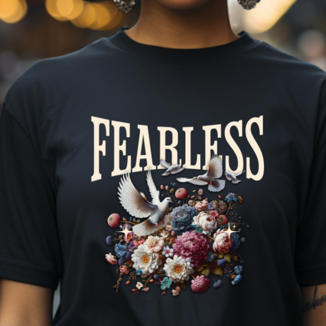 "Fearless" Faith-Inspired Short Sleeve T-Shirt
