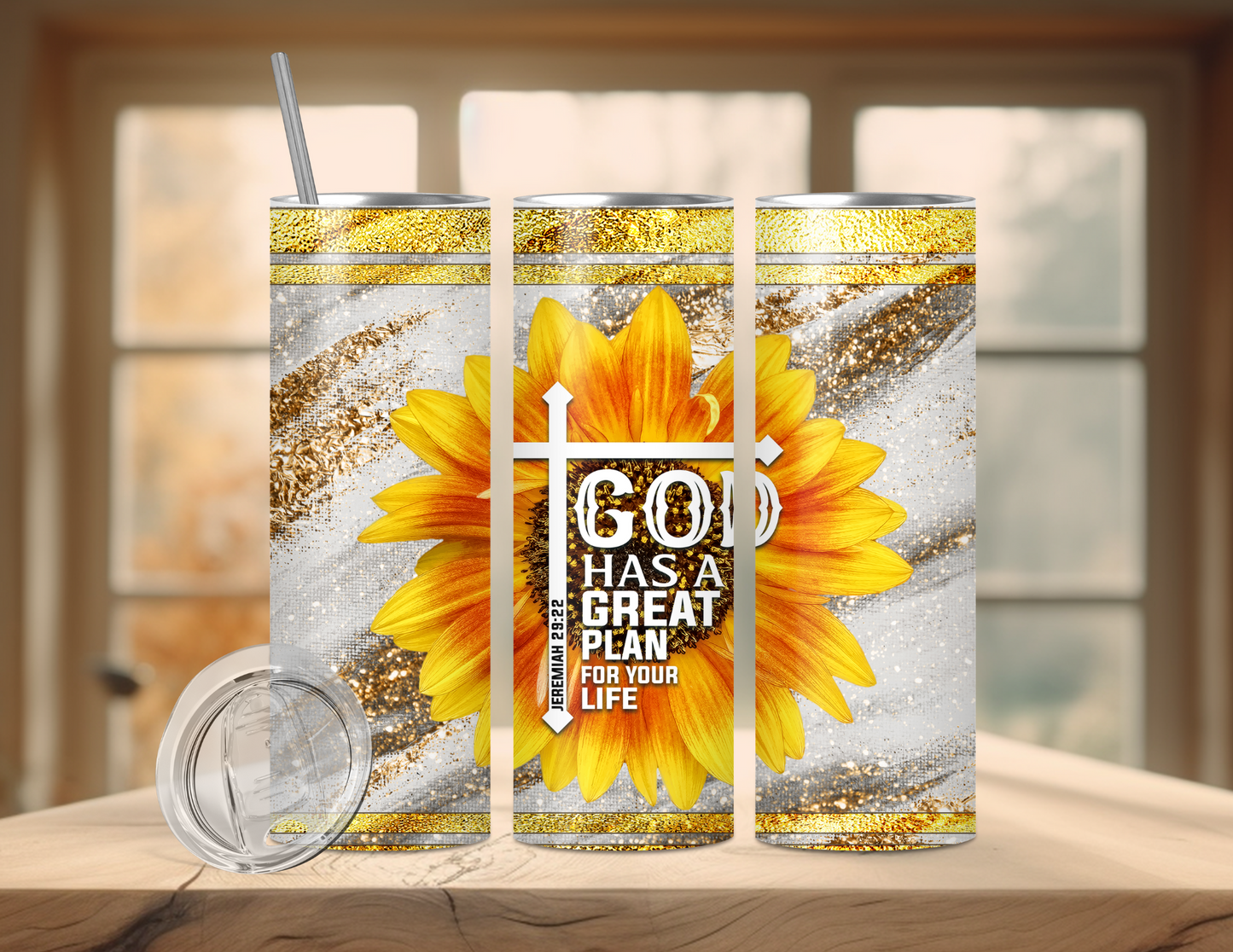 God’s Plan - 20oz Double Walled Steel Tumbler