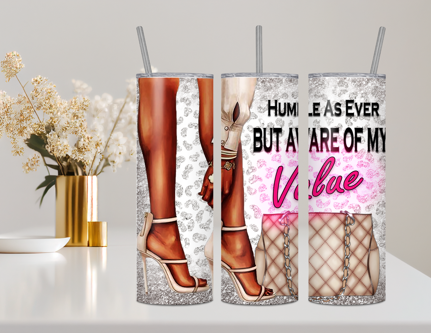 Humble But Aware - 20oz Double Walled Steel Tumbler