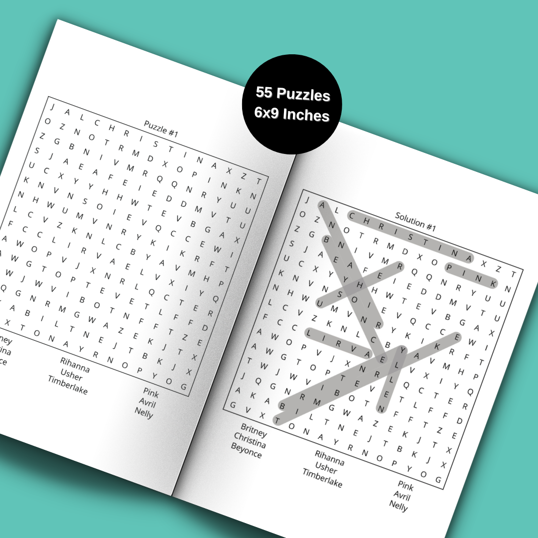 2000s Word Search| Y2K Vibes Word Search Puzzle Book| 55 Nostalgic Puzzles Celebrating 2000s Pop Culture, Music, TV, Fashion & Trends: Relive the ... Celebrities, Technology, and Iconic Moments