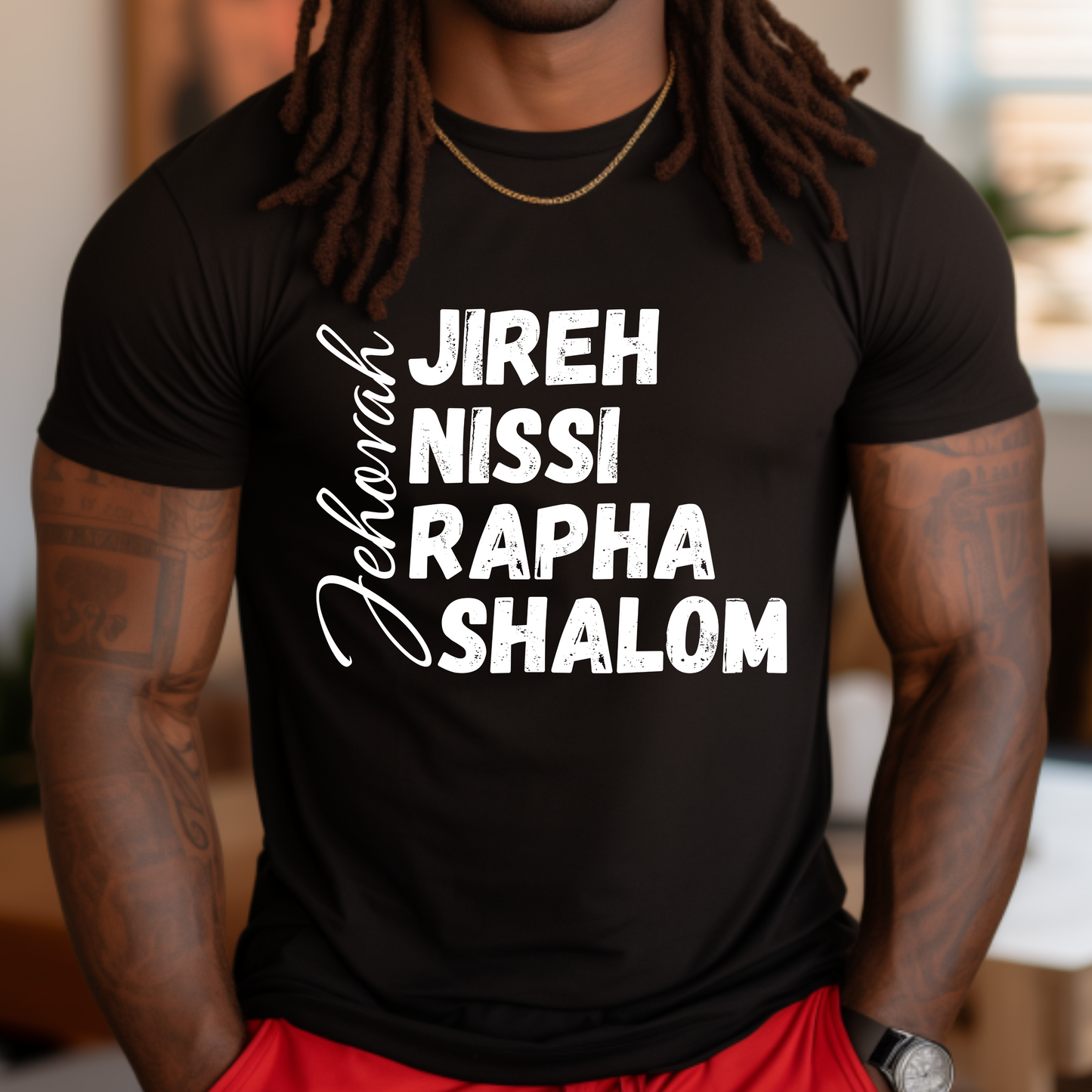 "Jehovah" Faith-Inspired Short Sleeve Unisex T-shirt