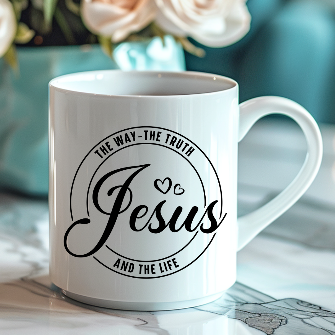 "Jesus" The Way-The Truth-And The Life - Inspirational Coffee Mug