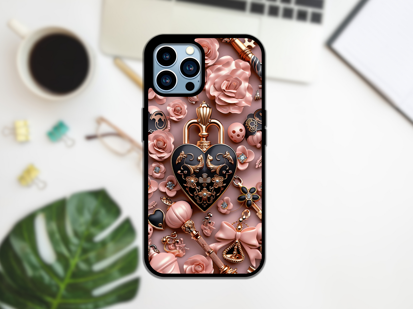 Heart Locket: Stylish & Durable iPhone Case