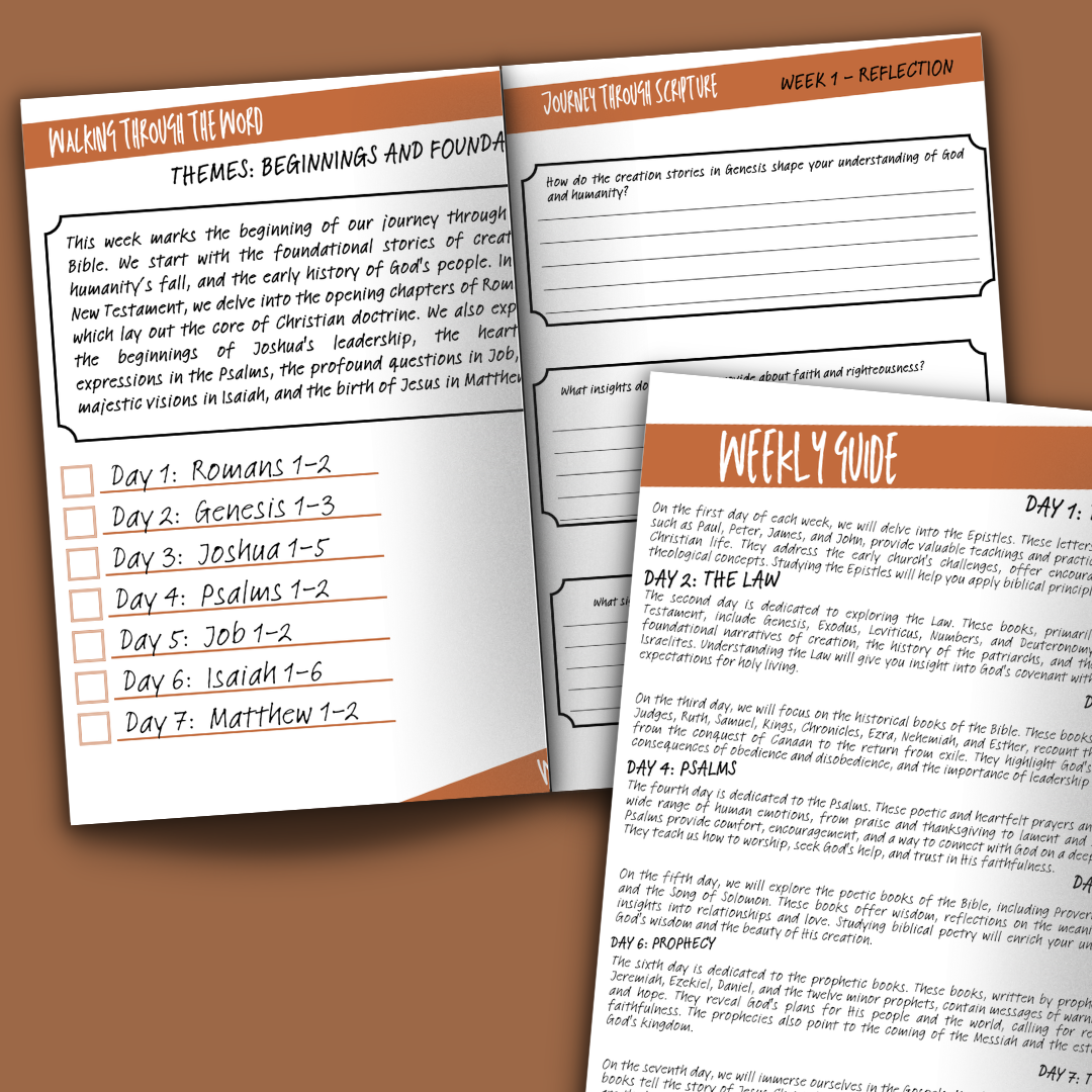 Walking Through the Word: A One-Year Guided Study