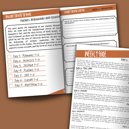 Walking Through the Word: A One-Year Guided Study