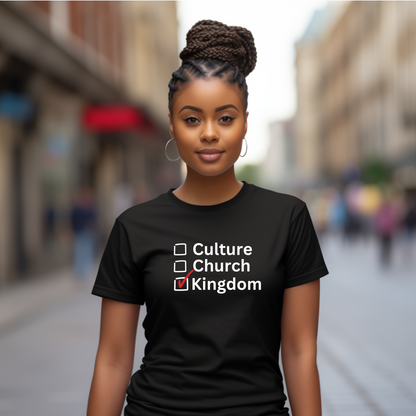 Culture, Church, Kingdom Unisex t-shirt