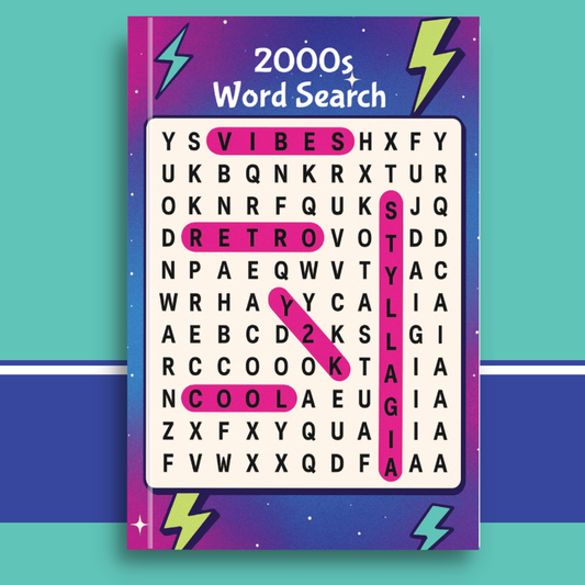 2000s Word Search| Y2K Vibes Word Search Puzzle Book| 55 Nostalgic Puzzles Celebrating 2000s Pop Culture, Music, TV, Fashion & Trends: Relive the ... Celebrities, Technology, and Iconic Moments
