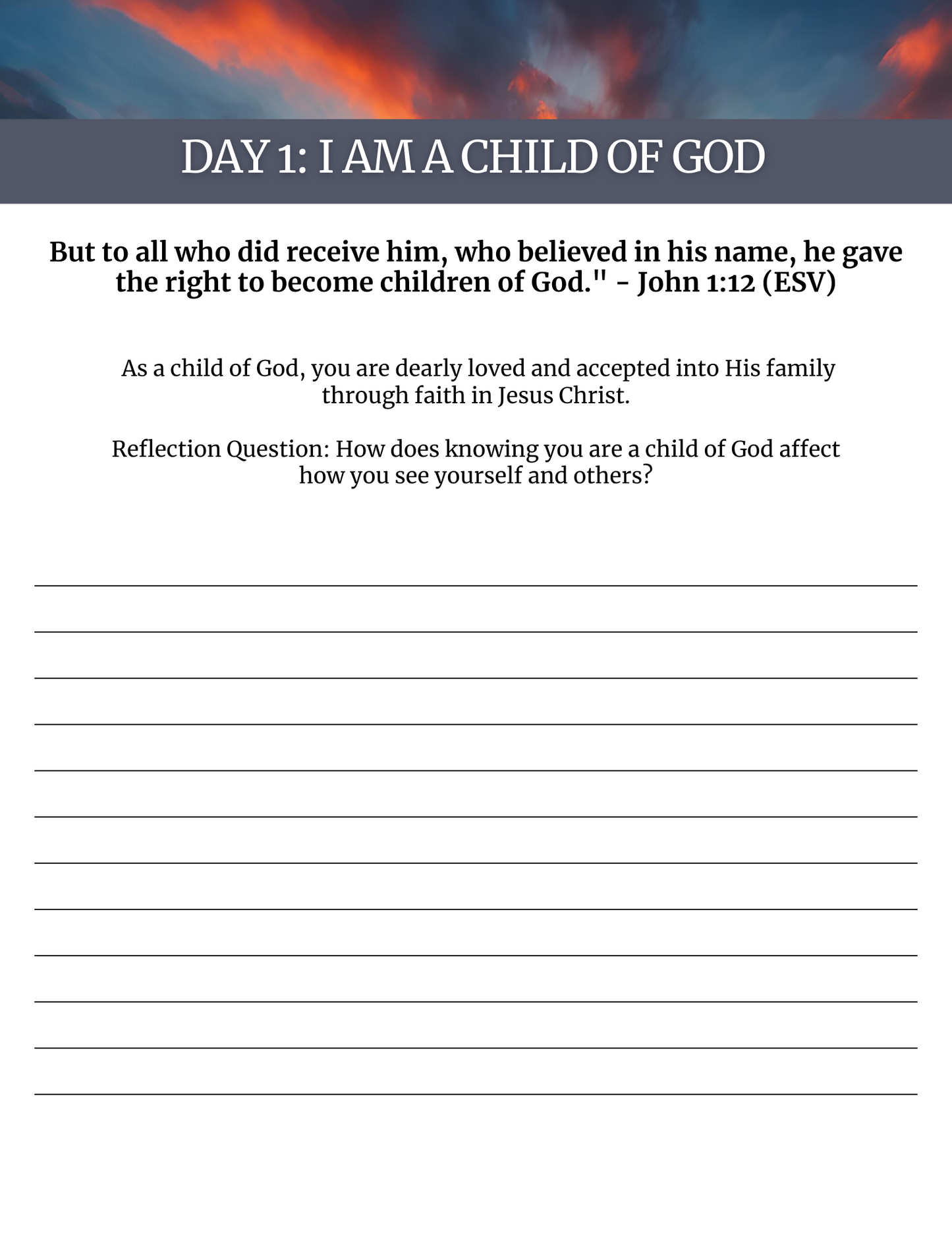 "Chosen" 30 Day Devotional Journal & Prayer Cards