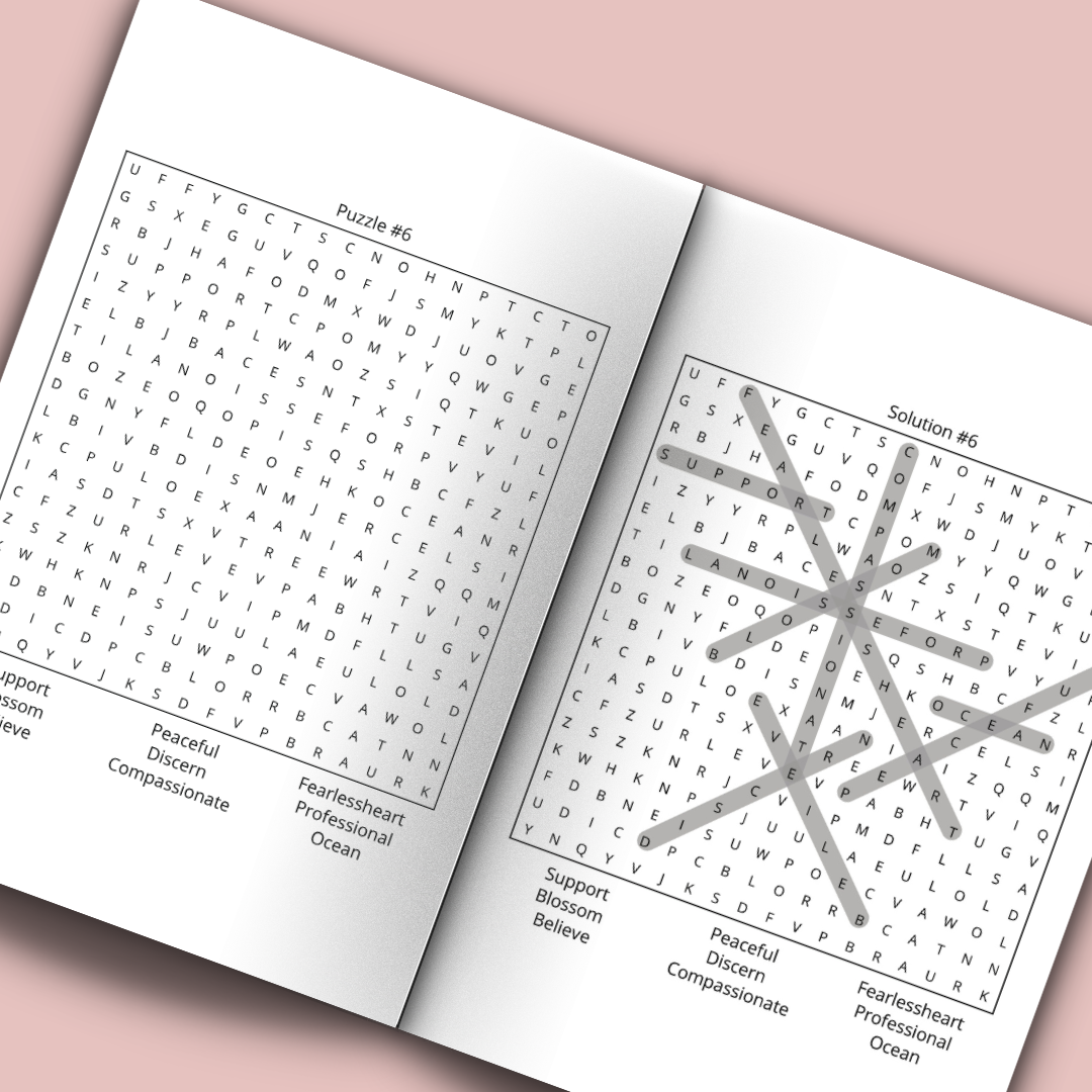 Inspirational Word Search Puzzle Book: Positive Word Search Puzzles for Stress Relief, Mindfulness, and Daily Motivation