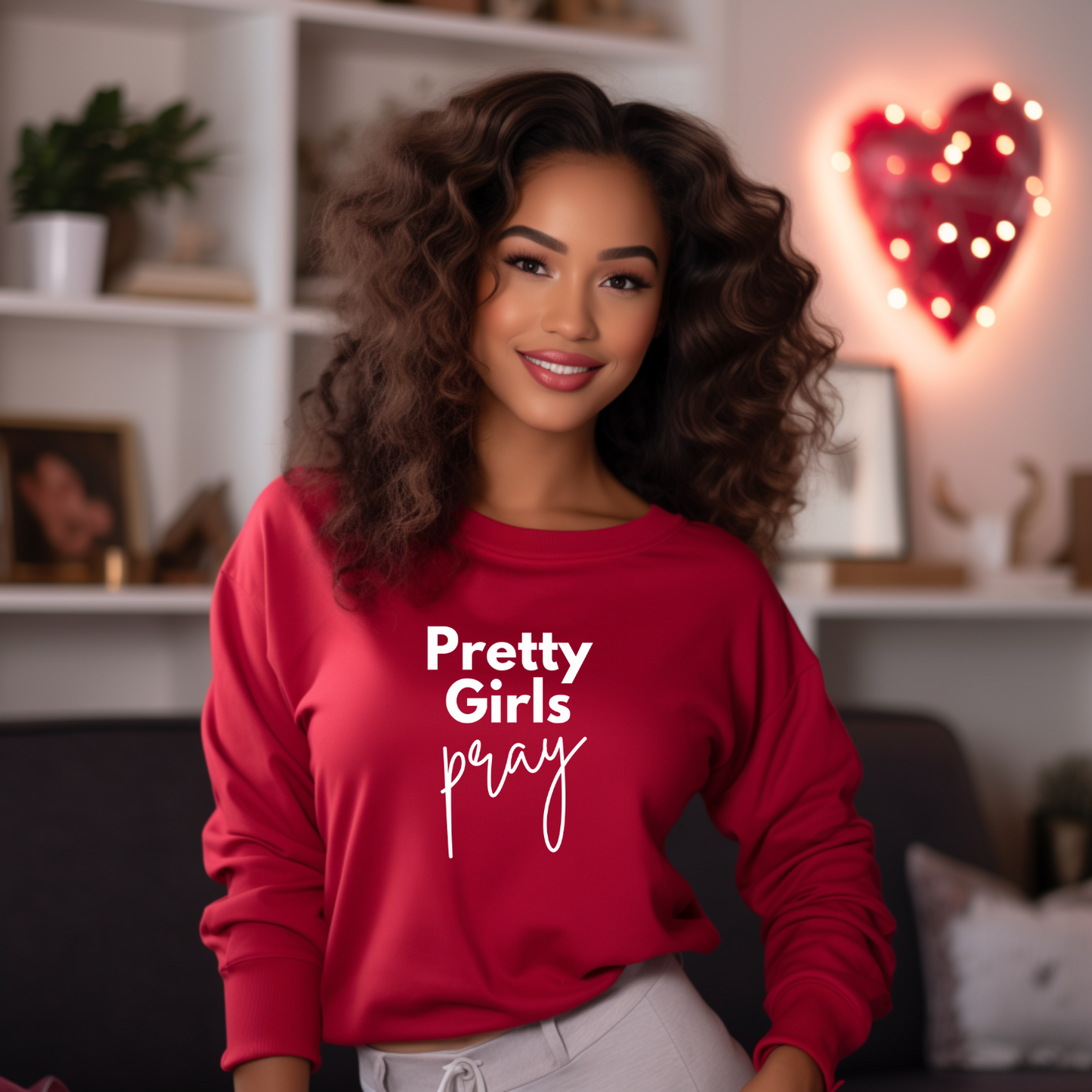 Pretty Girls Pray Crewneck