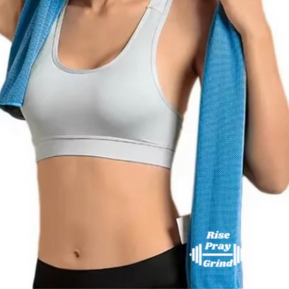 Water bottle & cooling towel set