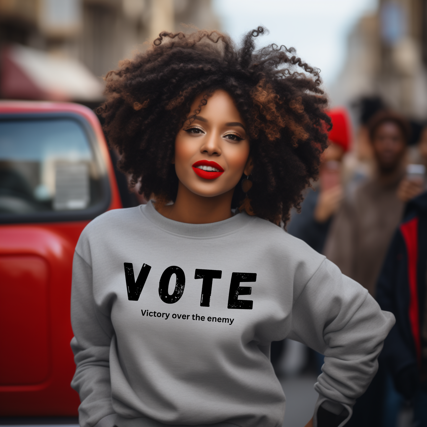 VOTE - Victory, Over, The, Enemy, Unisex crewneck