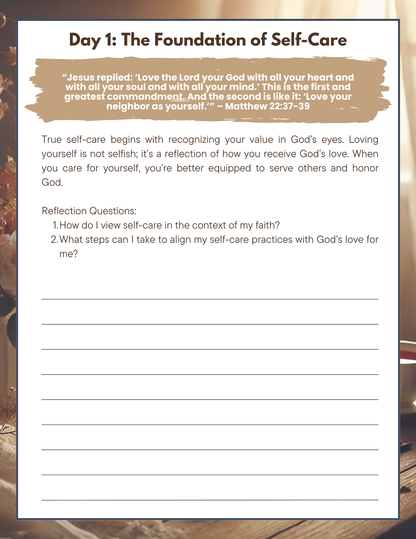 7 Day Devotional-Self-Care